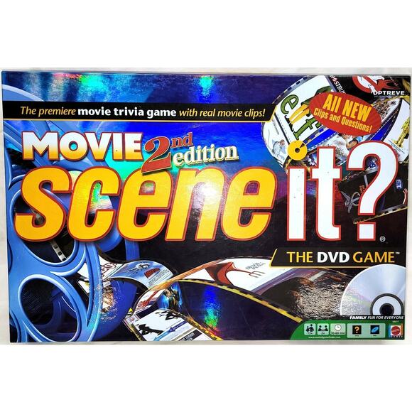 Scene It Movie 2nd Edition Movie DVD Trivia Board Game 2007 - Picture 1 of 8